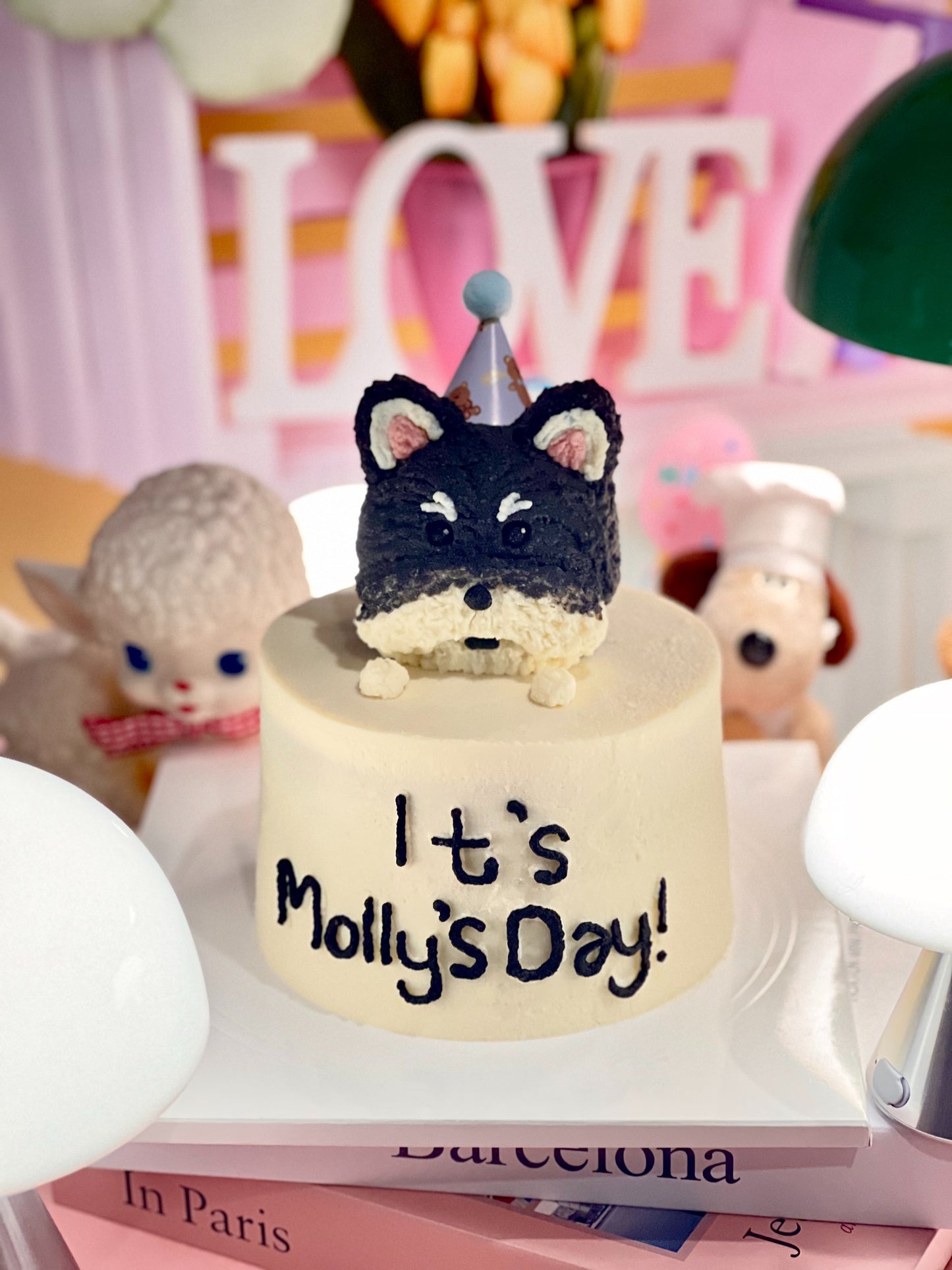 Dog It's Day Cake