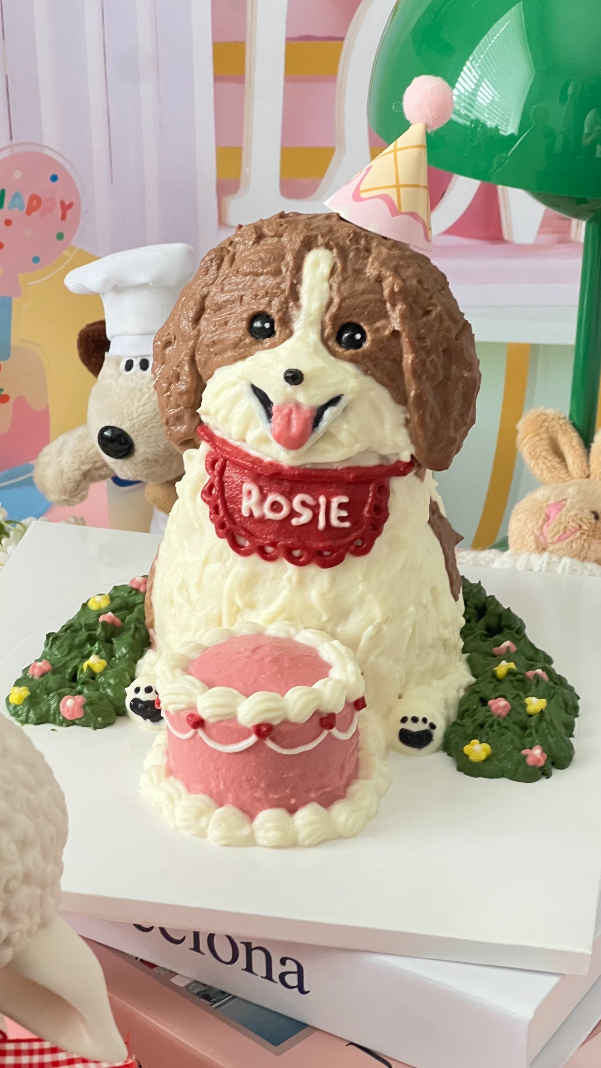 Buttercream Cakes That Look Like Dogs Shaped Edible Image With