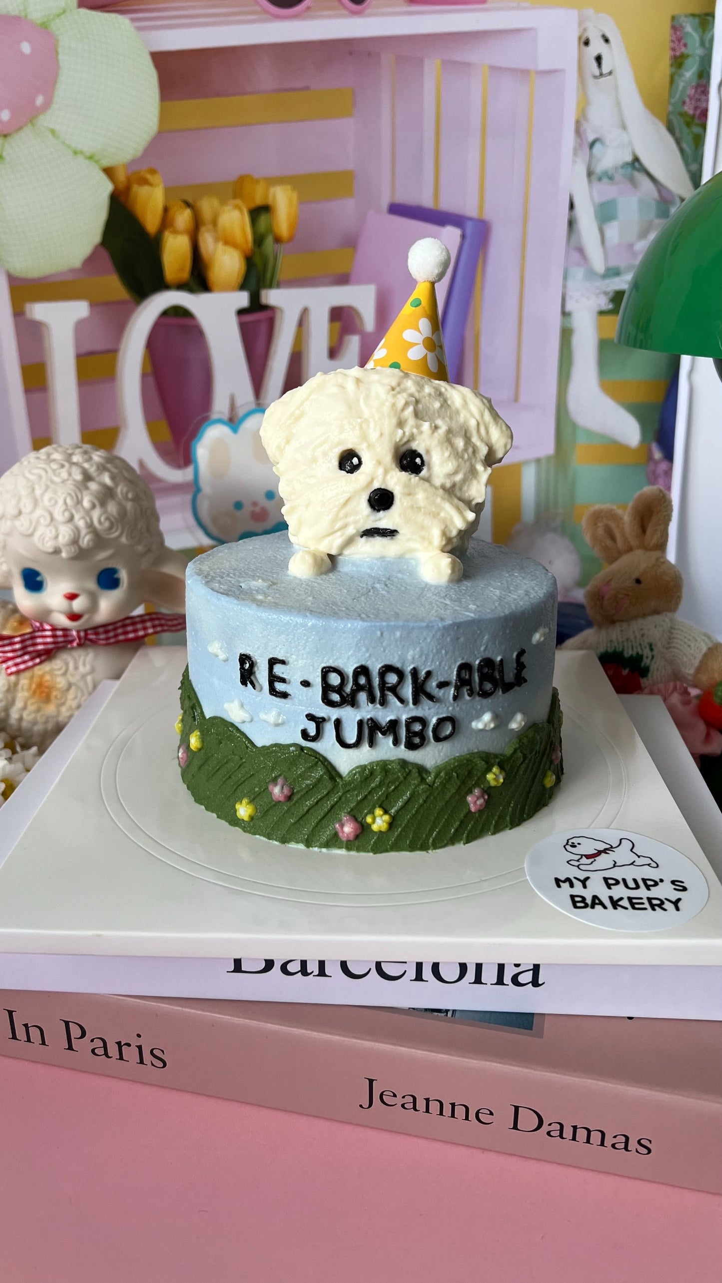 Dog Garden Party Cake