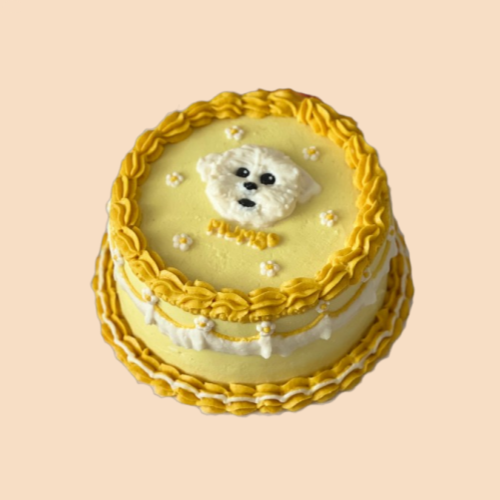 Dog Round Delight Cake